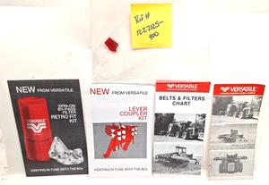 USED OLD STOCK LOT OF VERSATILE BELTS & FILTERS CHART BROCHURES REF# 1222025-900 - Bild 1 von 13
