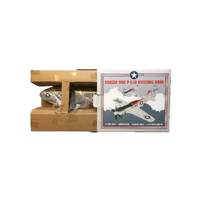 SpecCast 1995 Korean War P-51D Mustang Diecast Bank #47012 Airplane NEW NIB#201 - Image 1 of 4