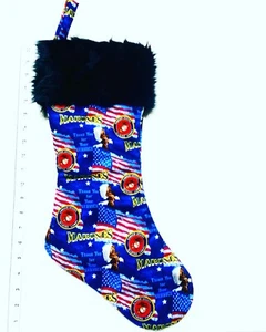 Handgefertigter Weihnachtsstrumpf - Marines #1 - Bild 1 von 1
