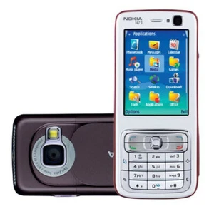 Nokia N Series N73 Black 2G Original Unlocked Classic CellPhone +1Year WARRANTY - Picture 1 of 10