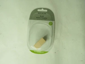 BELKIN CAT5 Inline Coupler (Connect 2 CAT5 Patch Cables) RJ45 Female Ports NEW - Picture 1 of 3