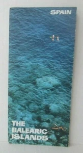 VINTAGE SPAIN THE BALEARIC ISLANDS TRAVEL BROCHURE Booklet MX11 - Picture 1 of 3