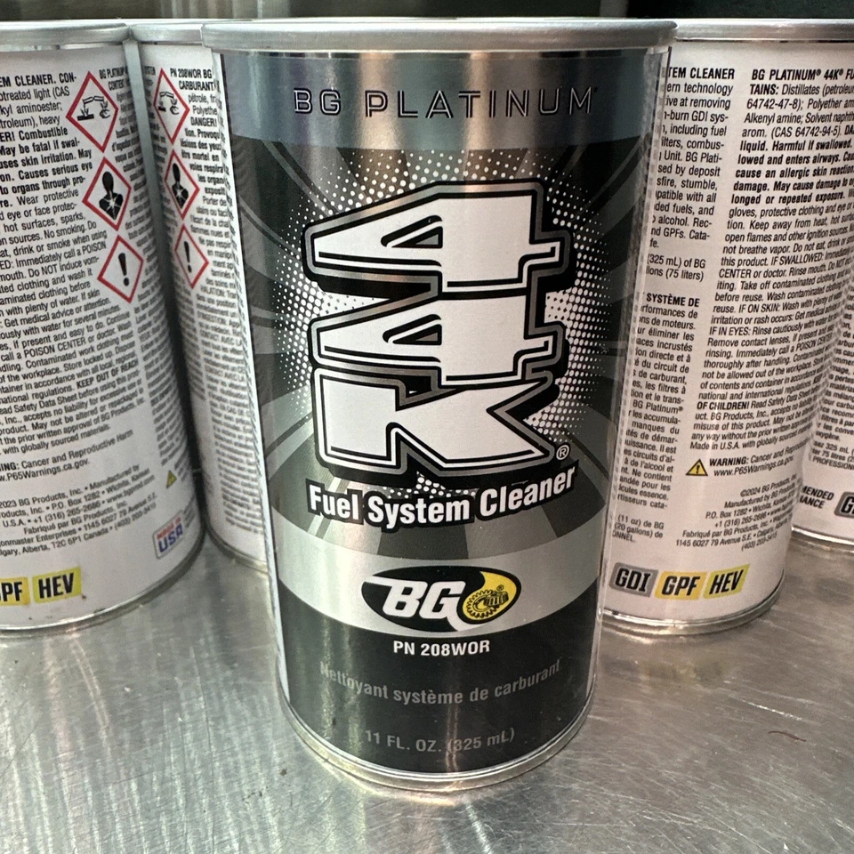 BG 44K PLATINUM 新燃料系统清洁剂添加剂 11 盎司。 罐装 PN 208 — 第 1/1 张图片
