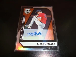 Mason Miller Athletics Certified Autograph Auto 2021 Panini Elite Extra card - Picture 1 of 6