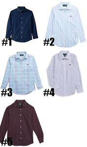 New Ralph Lauren Big Boys Plaid Dress Shirt Choose Size and Color MSRP $39.50