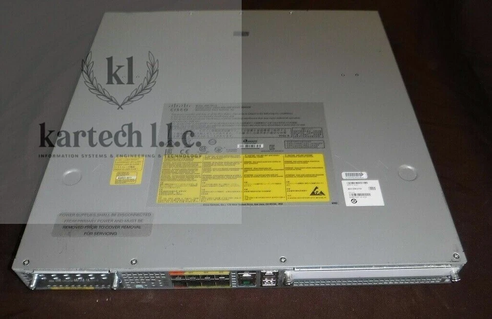 CISCO ASR1001X-K9  6-PORT x 1 Gigabit SFP ROUTER, ASR1001-X DUAL-PWR-AC, 8GB RAM - Image 1 of 3