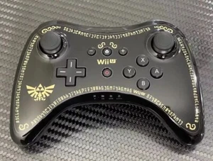 Zelda Official OEM Nintendo Wii U Pro Black Wireless Controller Charger WUP-005 - Picture 1 of 19