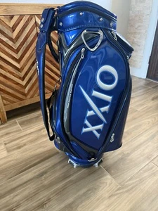 XXIO Limited Edition Staff Golf Bag - 2019 Shiny Blue 5 Way Divide + Rain Cover - Picture 1 of 7