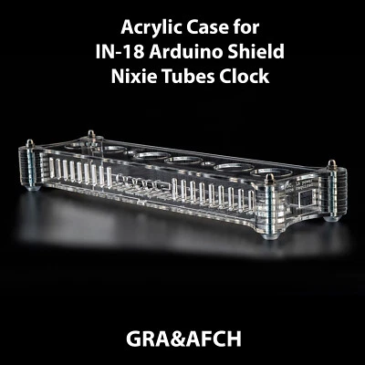 Acrylic Case for IN-18 Arduino Shield Nixie Tubes Clocks - Image 1 of 4