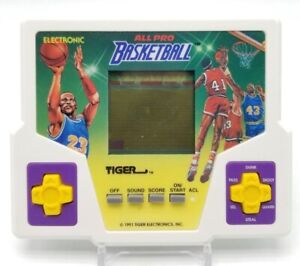 Tiger Electronics ALL PRO BASKETBALL Handheld 1991 Portable Game Tested & Works