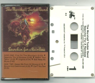 THE MARSHALL TUCKER BAND SEARCHIN' FOR A RAINBOW (CASSETTE  1975 MT) VG-EX - Image 1 of 3