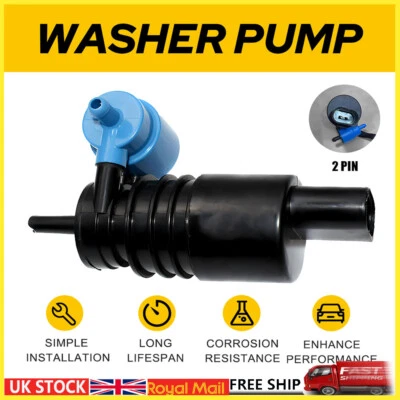 For Vauxhall Astra J Mk6 2010 to 2016 Windscreen Washer Pump Front Rear 1450059 - Image 1 of 4