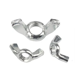 WING NUTS ZINC PLATED BUTTERFLY NUT TO FIT BOLTS & SCREWS M4 M5 M6 M8 M10 M12 - Picture 1 of 4