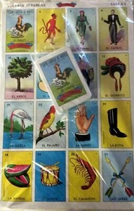 JUMBO Authentic Mexican Loteria Bingo Chalupa Game 10 Boards + 1 Deck 54 Cards - Picture 1 of 1