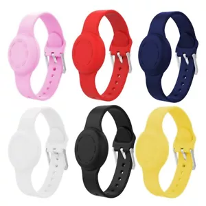 Kid - Friendly Waterproof AirTag Bracelet with Hidden Silicone Wristband NEW - Picture 1 of 12