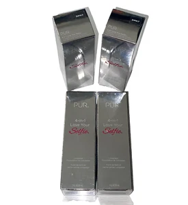PUR Longwear Base Corrector Espresso Profundo NUEVO Love Your Selfie Lote de 4 DPN7 - Imagen 1 de 12