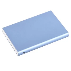 Blue 80GB External Hard Drive Ultrathin 2.5in USB 3.0 Plug And Play Mobile H Fit - Picture 1 of 22