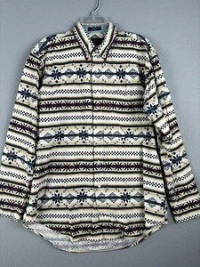 Vintage Chaps Ralph Lauren Men's Shirt L Southwestern Navajo Aztec #2575 - Picture 1 of 15
