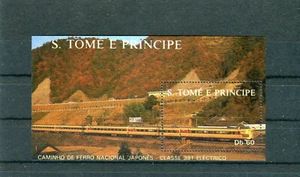 S. Tomé E Principe blocco 179 nuovo di zecca tematica ferrovia/ferrovia - b7942 - Foto 1 di 1