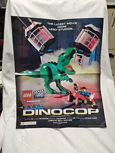 Lego Studios Double-sided Dinocop And Life On Mars Vintage 2000 Poster - Picture 1 of 6
