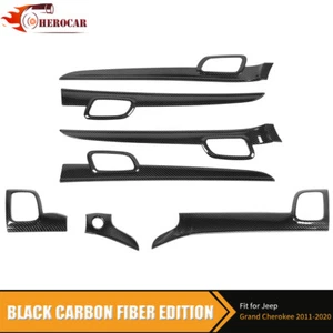 Tablero de instrumentos y cubiertas de manija de puerta 7 piezas para Jeep Grand Cherokee 11+ - Imagen 1 de 9