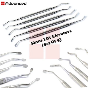 Elevadores dentales de elevación de senos paranasales aumento de implantes extracción de raíces escalador quirúrgico - Imagen 1 de 1