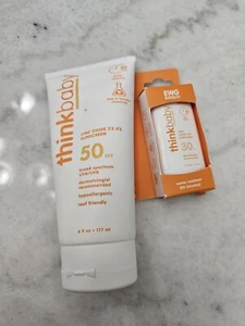 Thinkbaby Sunscreen Suncare Zinc Oxide Bundle Ex 2026 - Picture 1 of 3