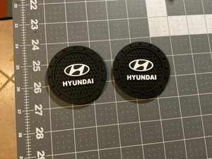 Insertos de montaña rusa Hyundai para portavasos de coche, lote de 2, nuevos sin usar - Imagen 1 de 2