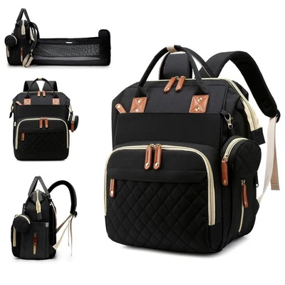 Bolsa de Pañales, Mochila con Cambiador, Bolsa de Bebé Impermeable para Niños y Gi... Foto 1 de 4