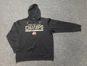 Nike Ohio State Buckeyes “Undisputed Champs” Hoodie Men’s XL Black OSU Football - Picture 1 of 8