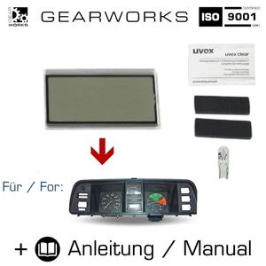 Pantalla Reloj Digital para VW T3 Bulli Cuadro de Instrumentos Reloj LCD Reparación - Imagen 1 de 7