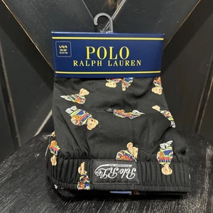 Polo Ralph Lauren Basketball Bear Boxer Briefs in Black Men’s Size L NEW FL404S - Picture 1 of 8
