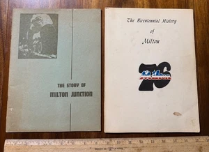 Lot 2 PB book Milton Wisconsin Town City History Bicentennial Milton Junction - Picture 1 of 8
