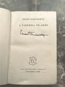SIGNED - Ernest Hemingway "A Farewell to Arms" (1950) (Original Dust Jacket) - Picture 1 of 15