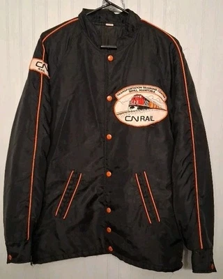 CN Rail  Transportation Patch Jacket Gimli Manitoba - Image 1 of 4