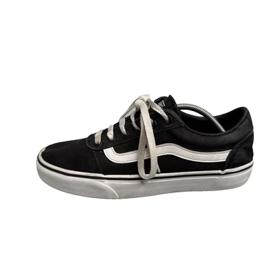 Vans Old Skool Sneakers Womens Sz 8.5 Black Canvas Low Top Shoes 751505 - Image 1 of 4