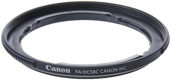 Canon FA-DC58C 58mm Filter Adapter for PowerShot G1x (5971B001) — 第 1/1 张图片