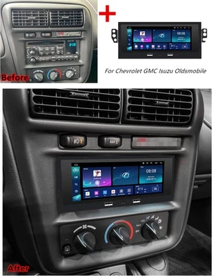 Unidad principal de radio estéreo GPS de 6,86" para 98-02 Chevy Blazer S10 Sonoma Jimmy 4+32 GB Foto 1 de 4