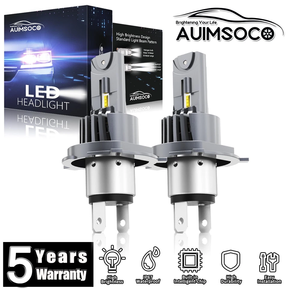 For Chevrolet LCF 4500HD 2017-2020 5.2L LED Headlight Bulbs Hi/Lo Beam 36000LM - Image 1 of 4