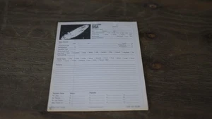 Traveller RPG System Datenblatt Block GDW Blanko Planet Record Formulare OSR - Bild 1 von 4