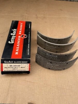 Novos FORROS DE FREIO DIANTEIRO 1958 - 1965 Rambler Ambassador & Classic - Imagem 1 de 3