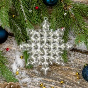DIY Christmas tree toy kit "Snowflake" - Picture 1 of 3