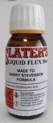 Slaters Barry Stevenson non Ferreux Flux 50ml Laiton / Nickel Argent/Métal Blanc - Photo 1/4