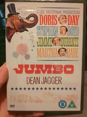 Jumbo DVD 1962 Comedy Classic w/ Doris Day and Stephen Boyd. Brand new sealed.  - Image 1 of 2