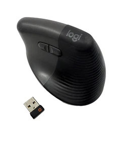 Logitech Logi Lift Wireless Vertical Mouse - Graphite (Right-Handed) - Afbeelding 1 van 6
