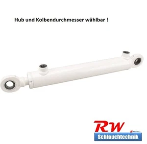 Hydraulikzylinder Doppeltwirkend mit Gelenkauge Gelenkaugen, konfigurierbar ! - Bild 1 von 2