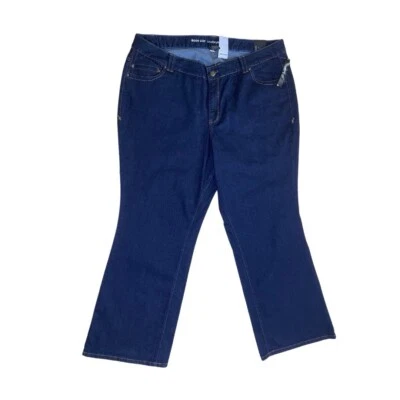 NEW Lane Bryant Boot Cut Jeans Size 22 Right Fit Technology Embroidery Pockets - Image 1 of 4