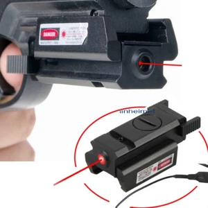 Hunting Red Dot Laser Adjustable Compact Sight w/ 20mm Rail + Remote Switch - Picture 1 of 10