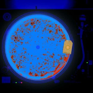 Pizza Cheese Please Turntable Slipmat GLOW BLACKLIGHT 12 inch for - Picture 1 of 2