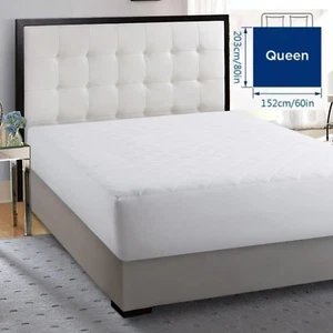 Quilted Mattress Protector, mattress pad Mattress Cover for Queen size - Picture 1 of 10